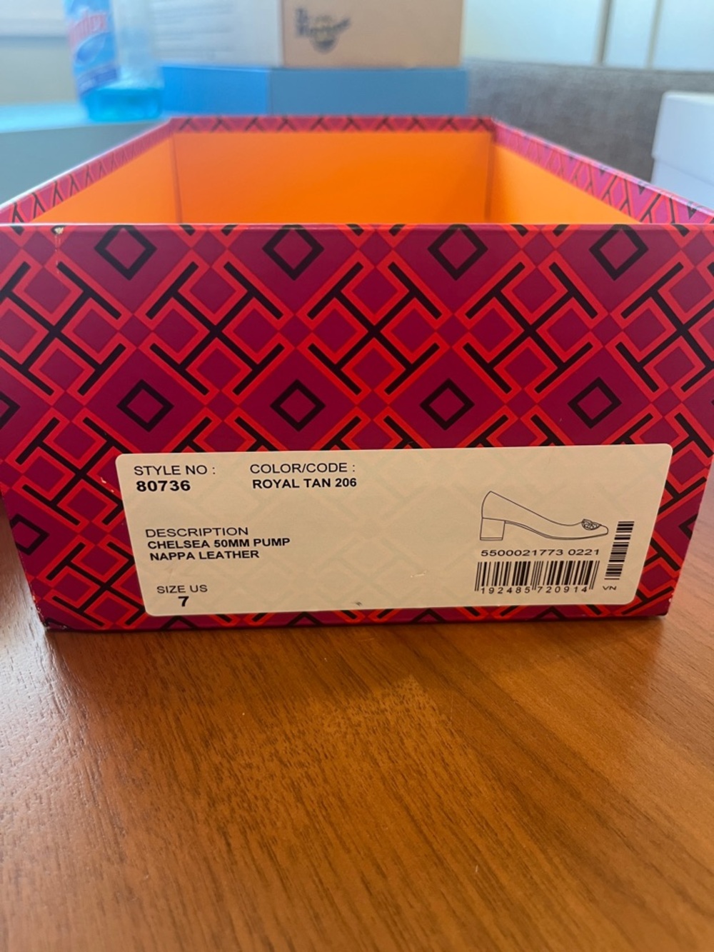 Tory Burch Chelsea 50mm Pump in Royal Tan